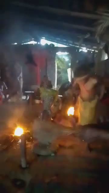 Danse autour du feu